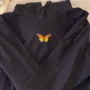 brandy melville butterfly hoodie